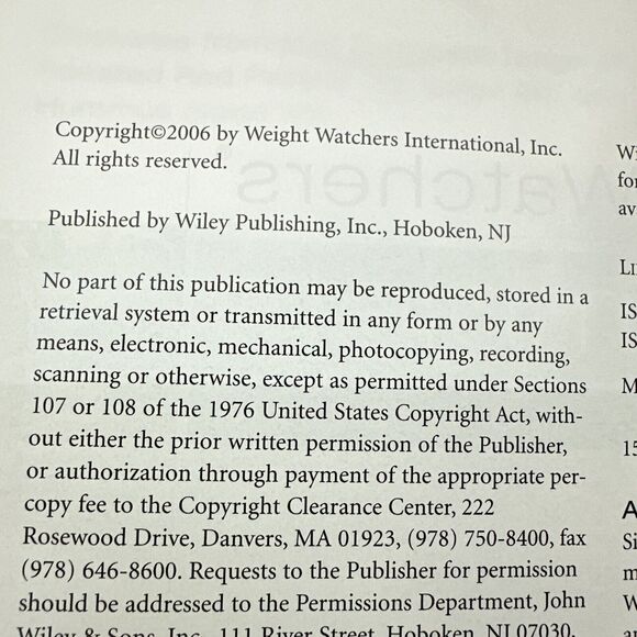 2006 Weight Watchers - New Complete Cookbook - in‎ Ring Binder - WW - Picture 10 of 14